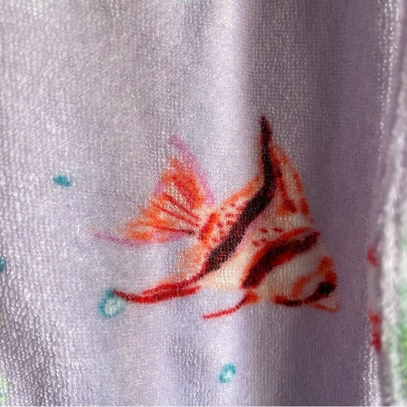 HILL HOUSE The Allie Zip Up Purple Sea Creatures Hoodie Jacket NWT - Picture 9 of 11